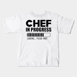 Chef in progress loading Kids T-Shirt